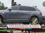 Uber self-driving cars arrive in Arizona