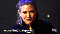 Carrie Fisher hospitalized after heart attack