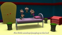 Five Little Monkeys Jumping On The Bed Nursery Rhyme | 72 Mins from Creador