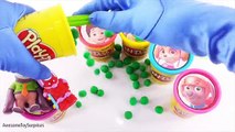 Nickelodeon Paw Patrol Play-Doh Surprise Eggs Tubs Dippin Dots Toy Surprises! Learn Colors!
