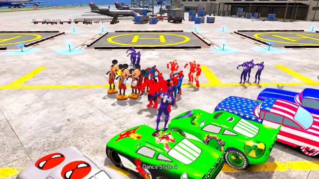 #Disney #Spidermans, Mickey Mouse, IronMan, Hulk Nursery Rhymes #Costum Cars McQueen #Ramone #Kids