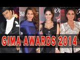 Sonakshi Sinha, Honey Singh, Asha Bhosle, Mika And Others At GIMA 2014