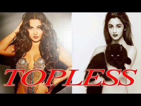 Alia Bhatt, Vidya Balan Go Topless For Dabboo Ratnani's Calendar