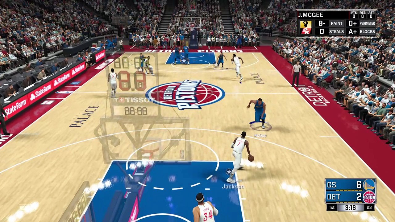 Warriors vs Pistons