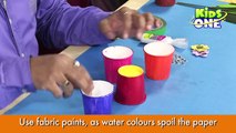 How to Make Flowers and Colorful Flower Pots | Easy Crafts for Kids | Creative Corner