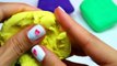 PEPPA PIG FROZEN Play-Doh shapes surprise eggs Disney toys egg surprise Rio Minnie