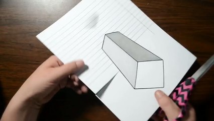 Hướng dẫn vẽ khối lập phương 3D-Hướng dẫn cách vẽ tranh 3D