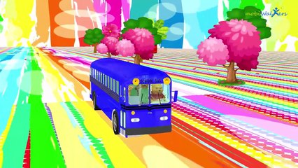 The Wheels On The Bus Nursery Rhymes | 3D Animations English Children Nursery Rhymes Songs in HD