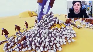 CHICKEN HUMAN SHIELD!!! (Totally Accurate Battle Simulator #2)