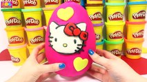 Giant Hello Kitty Surprise Egg Play Doh – Hello Kitty Toys Surprises