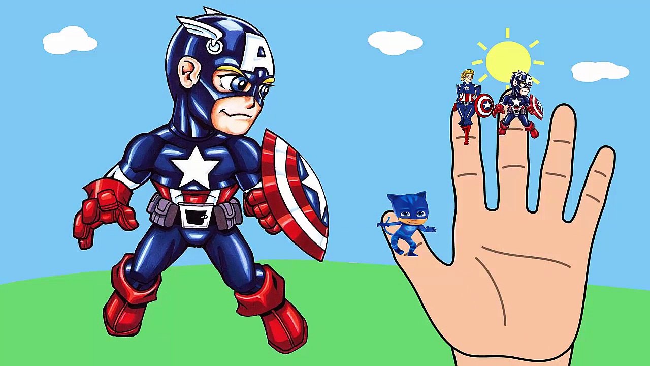 Superheroes Finger Family Song | Superman, Batman, Spiderman, Hulk, Part #4