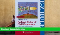 Buy Ezon E-Z Rules for the Federal Rules of Civil Procedure 2011e Full Book Download