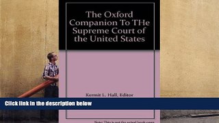 Buy Kermit L Hall The Oxford Companion to the Supreme Court of the United States Audiobook Download