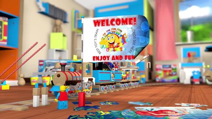 TRAINS AND CARS FOR KIDS: PowerTrains Rock Freight Train   Cars for Kids Toys Review Carto