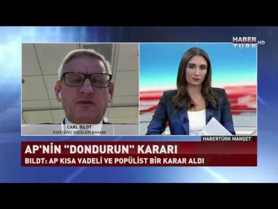 Eski İsveç Dışişleri Bakanı Carl Bildt AP'nin kararını değerlendirdi