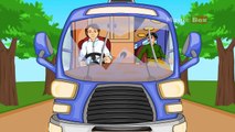 The Wheels On The Bus Go Round and Round | English Song | Animated Nursery Rhymes For Children