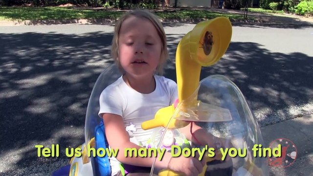 Disney Finding Dory Ride On Toy Submarine Car Kids Unboxing & Surprise Finding Dory Fun Kids Game