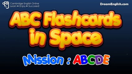 ABC Flash Cards in Space: Mission ABCDE: Talking Phonics Flash Cards