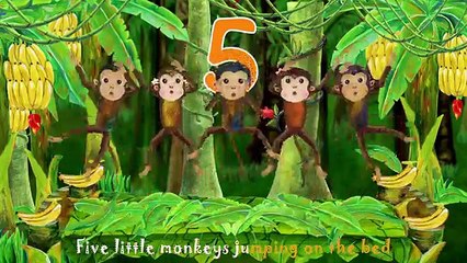 Five Little Pandas Jumping on the Bed | + More Nursery Rhymes & Kids Songs - ABCkidTV