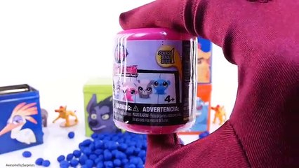 DIY Cubeez Lion Guard Play-Doh Dippin Dots Skittles Toy Surprise Eggs Learn Colors!