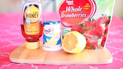 Frozen Strawberry Yogurt Quick Breakfast Recipe Breafastonthego
