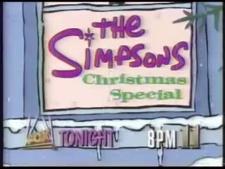 The Simpsons Christmas Special 1989 Fox Promo