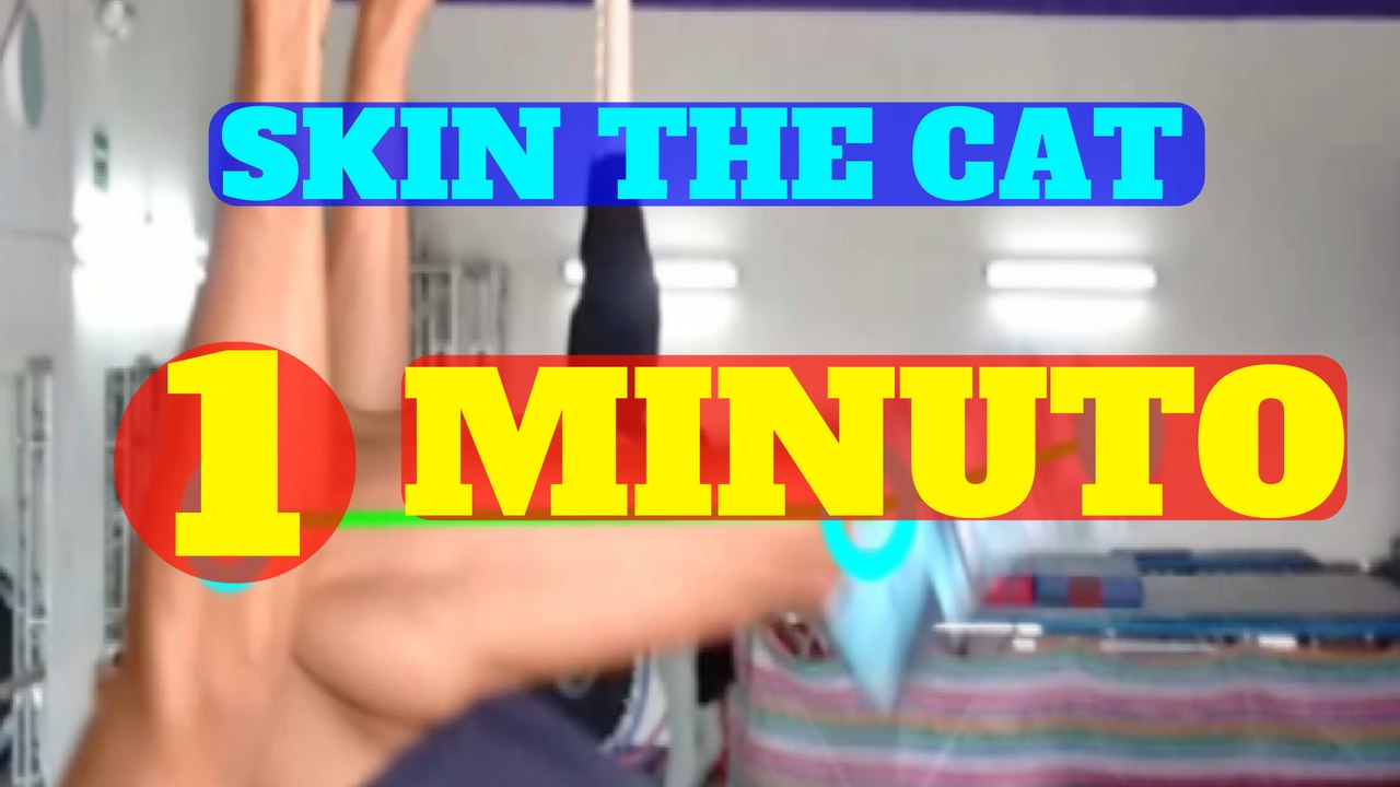 1 minute to learn circus, turning upside down in trapeze