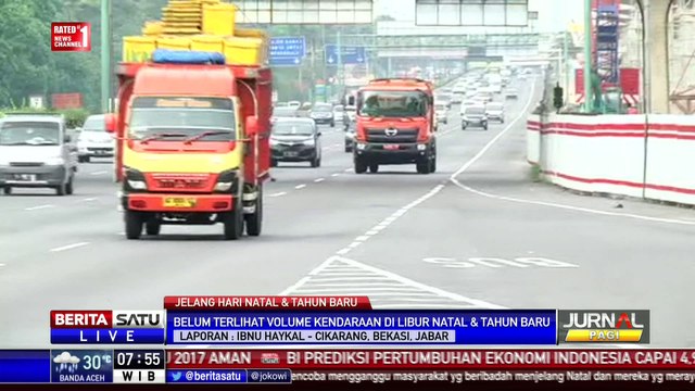 Truk Dilarang Melintasi Tol Cikampek Selama Libur Akhir Tahun