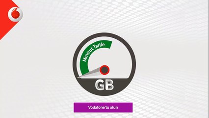 Vodafonea gelen herkese bir üst tarifenin interneti hediye!