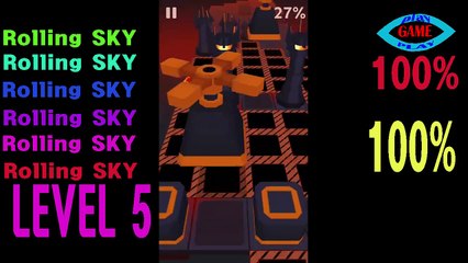 Rolling Sky Level 5 Complete
