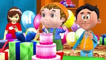 Happy Birthday English Nursery Rhymes || 3D Animated Rhymes For Kids