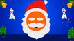 Santa Claus Cartoon Candy Balls Leaning Colors for Children Kids Toddlers Video