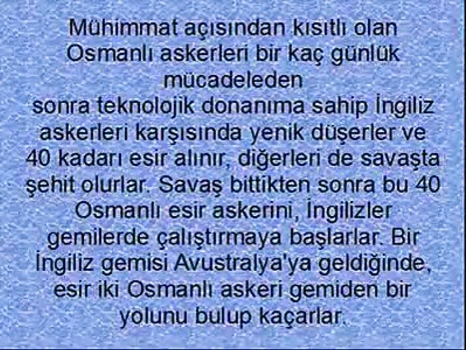 Avustralya'ya savaş açan 2 Osmanlı askeri