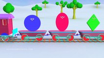 Shapes for kids to learn with shapes train│ shapes train for kids to learn