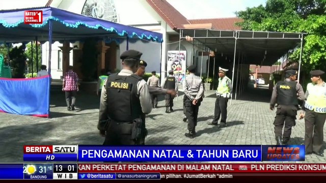 Cegah Teror Bom, Polres Tegal Sterilisasi Sejumlah Gereja