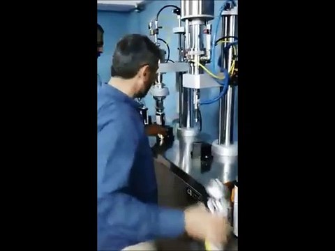MANUAL AEROSOL FILLING MACHINE - MANUEL AEROSOL DOLUM MAKİNESİ