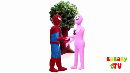 Spiderman and Spidergirl walked into the tacks! w_ PLAY