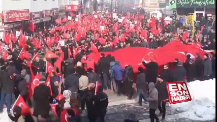 Ağrı'da teröre lanet yürüyüşü | En Son Haber