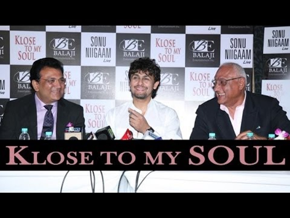 Sonu Nigam At 'Klose To My Soul' Press Conference