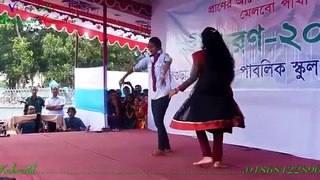 bangla dance hot village girl dance with romance boy friend