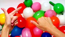 Nursery Rhymes with Wet Water Balloons | TEN LITTLE CANDLES | KIDS NURSERY RYHMES SONGS YOUTUBE