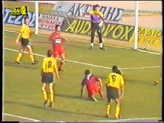 AEΛ-AEK 1-0 1992-93 ( ANT1)  Ημιτελικός κυπέλλου