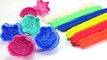 Learn Colors with Rainbow Play Doh Creative Fun for Kids with Modelling Clay PlayDoh Fun