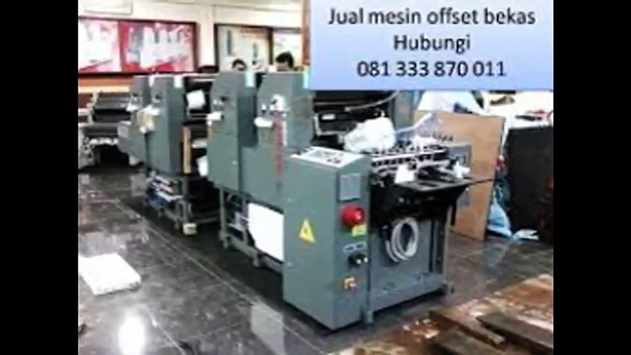 Mesin Offset Paling Murah,Mesin Offset Bekas Murah - 081.333.87. 0011 (Tsel)