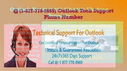 “Outlook not working” --@ (1-877-778-8969)--properly -Contact us-