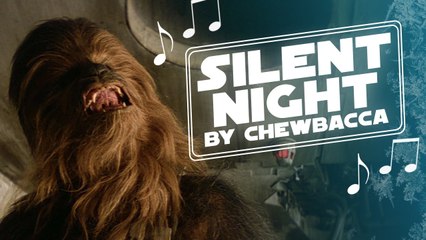 Chewbacca chante "Silent Night" pour noël