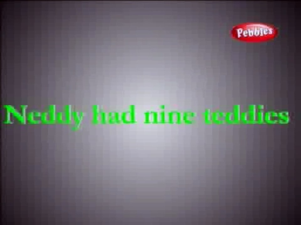 Neddy Had Nine teddies English Nursery Rhymes| Nursery Rhymes & Kids Songs | Kids Education| animated nursery rhyme for children| Full HD