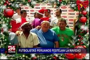 Futbolistas peruanos envían saludos por Navidad