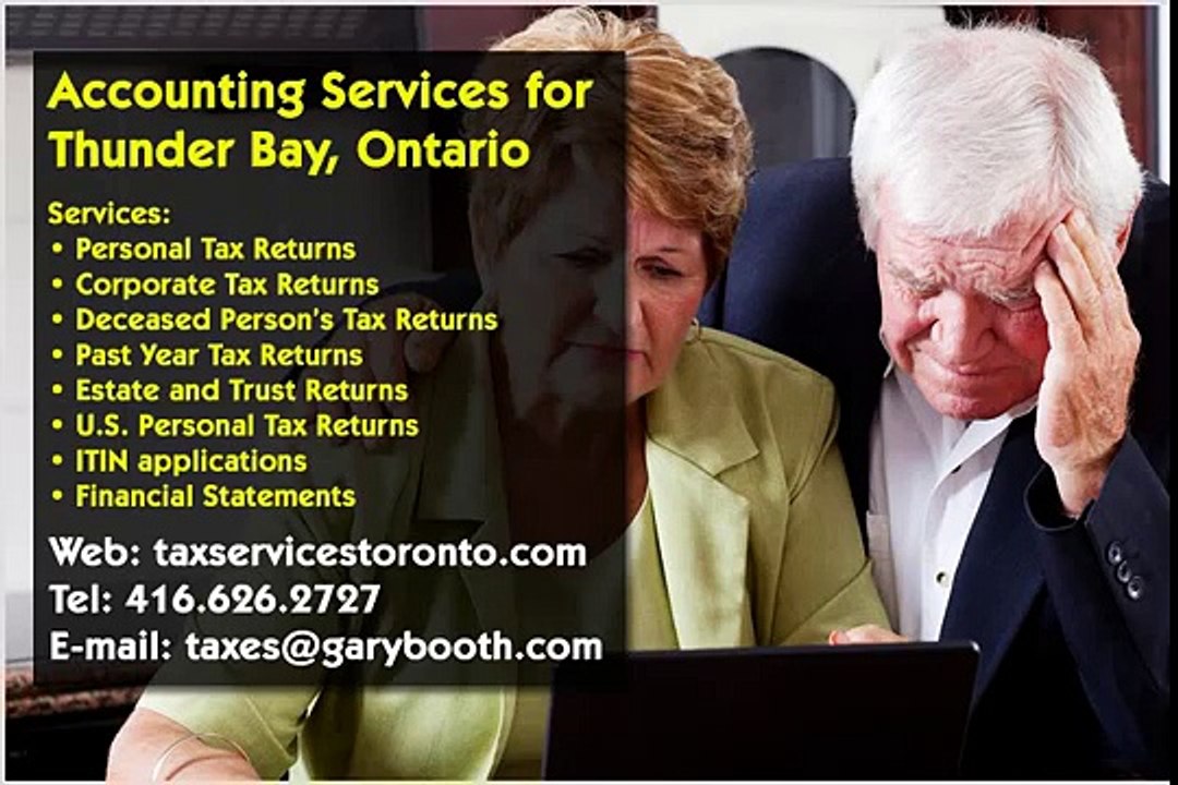 Thunder Bay, Accounting Services, 416-626-2727 , taxes@garybooth.com