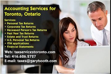 Toronto , Accounting Services , 416-626-2727 , taxes@garybooth.com